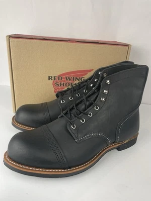 Red Wing Heritage Classic 6" Iron Ranger Boot #8084 Black Made in USA 12 EE - Image 1 of 4