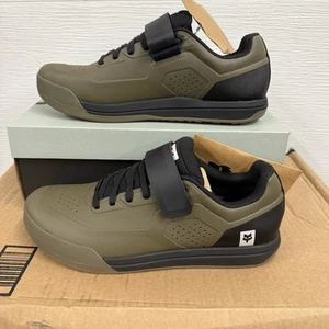 Zapatos de ciclismo Fox Racing Union sin clip talla US10 $180 verde militar nuevos 43 - Imagen 1 de 6