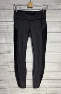 Lululemon Leggings 27" Gray Ankle Zippers Womens 6 - Picture 1 of 6