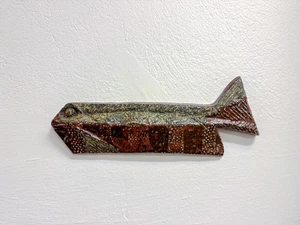 Placa de pared de gres / azulejo, Rörstrand - Carl-Harry Stålhane - pescado - Imagen 1 de 8