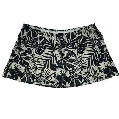 Lane Bryant Side Slit Swim Skirt Women's Size 20 Palm Paradise - Image 1 of 4