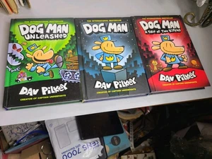 Dog Man The Epic Collection 3 Books Set (1-3) By Dav Pilkey, Hardcover - Picture 1 of 15