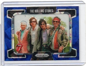 2025 PANINI PRIZM THE ROLLING STONES FULL BAND #93 BLUE ICE PARALLEL #d 47/75 - Bild 1 von 2