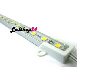 X1 BARRA STRISCIA RIGIDA IN ALLUMINIO A LED RESINATA 5050 50CM 12V ROSSO CASA - Foto 1 di 1