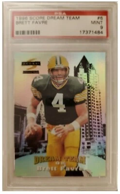 Puntuación Brett Favre Dream Team 1996 #6 clasificación PSA 9 Foto 1 de 2