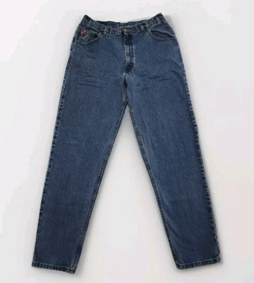 Jeans azules relajados holgados vintage para hombre 32x33 Bugle Boy años 90 Y2K Foto 1 de 4