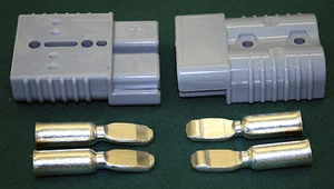 MENGE 100 x ANDERSON STYLE BATTERIESTECKER 175 AMP GRAU - Bild 1 von 2