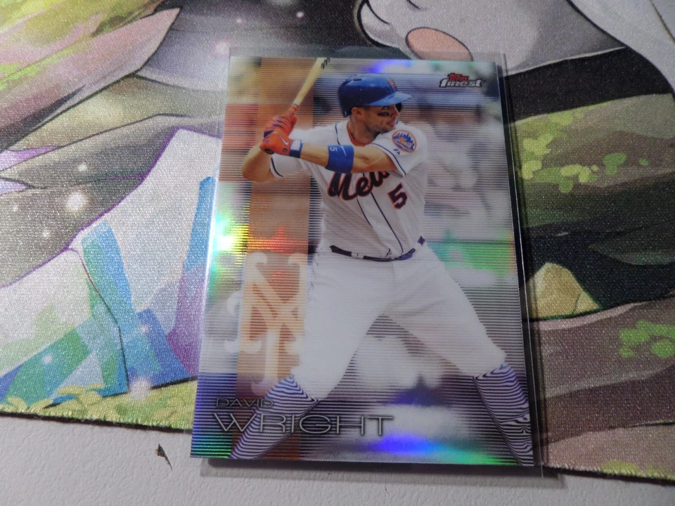 2016 Topps Finest Refractor David Wright #77 NY Mets - Image 1 of 1