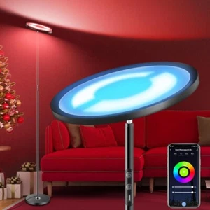 LOLpetik LED Smart Floor Lamp,16 Million RGBCW Color, Compatible with Alexa Goo - Picture 1 of 9