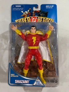 SHAZAM! DC Super Heroes Collection Hasbro ACTION FIGURE display stand 1999 - Picture 1 of 2