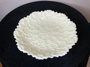 Antique Unmarked Meissen Porcelain Yellow Baroque Ceremonial Bowl Plate 10-1/2" - Picture 1 of 9