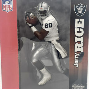 McFarlane 12 inch Jerry Rice Raiders Jersey Greatest Receiver of All Time New