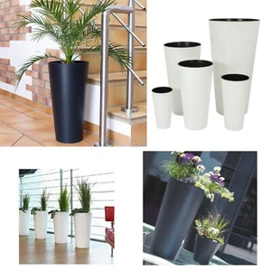 Fioriera vaso fioriera tubo esterno giardino balcone interno moderno alto - Foto 1 di 49