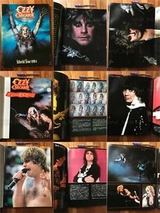 OZZY OSBOURNE Bark at the moon Japan World Tour 1984 megarare 36pg c. 27x34cm - Foto 1 di 1