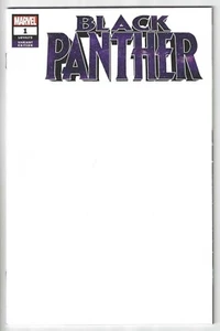 BLACK PANTHER #1 (2018) BLANK VARIANT ~ NEAR MINT+ 9.6 - Picture 1 of 2