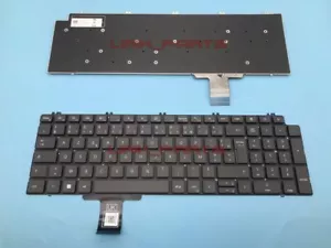 NEUF clavier français Azerty pour DELL Precision 7550 7750 7560 7760 pas rétroéclairé - Photo 1/3