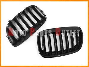 03-06 BMW E53 LCI Facelift X5 SUV Liftback Gloss Black Front Kidney Grille Grill - Picture 1 of 2