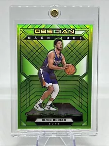 Obsidian Magnitude Devin Booker 2021-22 grabado eléctrico verde inundación paralelo casi nuevo+ - Imagen 1 de 2