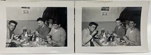 VTG 1950s Photos Diner High School Boys Fun Greasers Sock Hop Food Restaurant - Picture 1 of 3