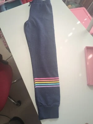 Children's Place Jogger Sweatpants Polyester Blend Girl's Size 14 Navy NWOT - Image 1 of 2