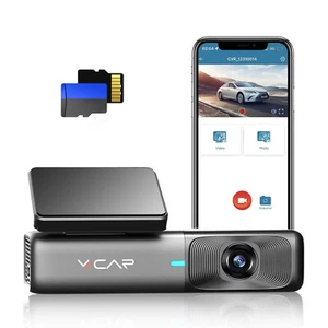 VVCAR WiFi Dash Cam 2.5K 1440P Car DVR Front Camera Night Vision G-sensor - Picture 1 of 11