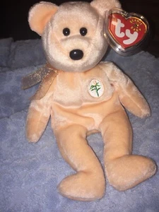 Ty Beanie Baby Dearest The Mother's Day Teddy Bear With Tag Protector 2001 Rare - Picture 1 of 5
