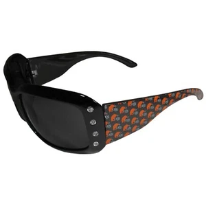 Cleveland Browns Sunglasses (Designer w/Rhinestones) Licensed NFL Football - Picture 1 of 3