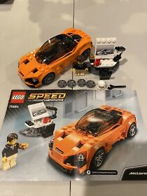 LEGO Speed Champions 75880 McLaren 720S, 100% Complete