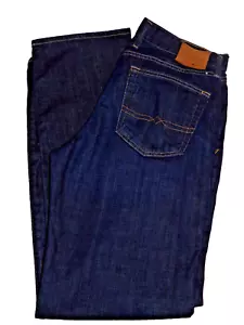 Lucky Brand Mens 363 Vintage Straight 31x32 Dark Wash Denim Blue Jeans - Picture 1 of 6