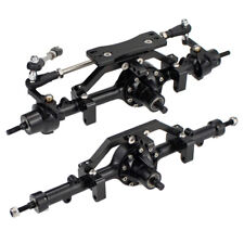 Front Rear Complete Axle CNC Machined for 1:10 RC Crawler RC4WD D90 Upgrade Part