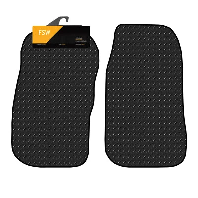 Van Floor Mats For Ford Transit MK6 2000-2006 Tailored Heavy Duty 3mm Rubber - Image 1 of 4