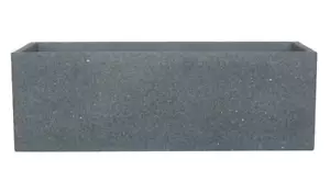 Trog große Gartenpflanzgefäße IDEALIST Beton Outdoor Töpfe mit Ablaufloch - Bild 1 von 11