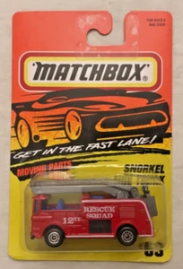MATCHBOX /SNORKEL FIRE TRUCK Red/Vintage 1995/Get In The Fast Lane/Brand New - Picture 1 of 12