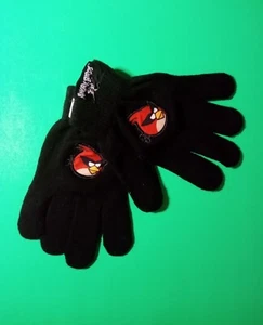 Angry Birds Space Kids Black Gloves - Picture 1 of 3