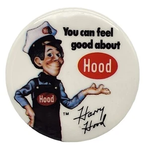 Vintage KAPUZE Harry Hood Milch Milchprodukte Phish Knopf ~ KOSTENLOSER VERSAND ~ - Bild 1 von 3