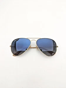 🕶️Custom! Ray-Ban AVIATOR RB3025 Polarized Sunglasses 55/14-135 / ALO456🕶️ - Picture 1 of 9