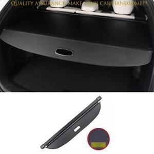 For Volvo V90 2017-2024 Carbon Fiber Leather Trunk Retractable Cargo Cover 1PCS