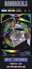 Topps Bunt Dylan Cease 2022 Impact Performers Rainbow Relic Iconic [DIGITAL]