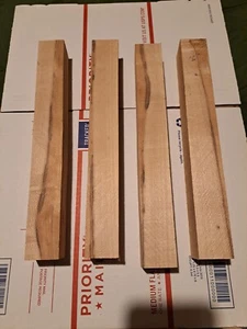 4) Hard Maple Game Call Blanks 12"x1.5"x1.5" (+/- 1/8") - Picture 1 of 1