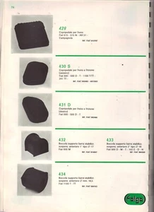 FIAT 600 D T 2 COPRIPEDALE FRENO FRIZIONE SX E DX NUOVO EPOCA - Bild 1 von 3