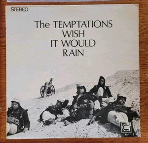 TEMPTATIONS WISH IT WOULD RAIN VINYL LP GORDY STEREO 927 SOUL GOOD USED TESTED - Picture 1 of 6