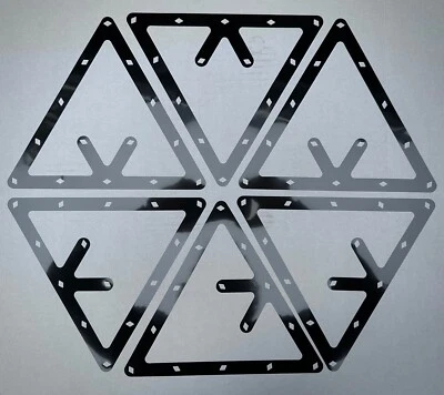 6 Pcs Magic Ball Rack Magic Rack Sheet, Pool Ball Rack Magic Rack Sheet - Image 1 of 3