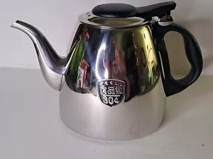 Stainless Steel Stovetop Whistling Teapot Kettle 6" - Picture 1 of 5