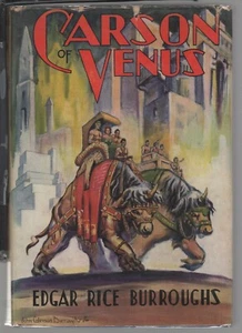 Edgar Rice Burroughs CARSON OF VENUS 1st Edition 1939 LAMINATED DJ 3500 Printed - Picture 1 of 21
