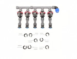 Hunter PGV 5 Valve Manifold, 25mm (3/4") / 24mm Blulock Plug & Rain Eco - Picture 1 of 3