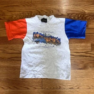Vintage Universal Studios Earthquake the ride shirt Florida Kids Small - Picture 1 of 3