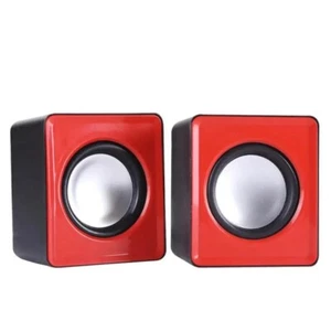 Mini 3.5MM+USB Wired Computer Speakers Stereo Bass For PC Laptop Desktop BEST - Picture 1 of 4