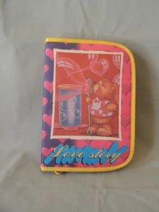 Vintage Zig N Zag school pencil case Love Story - Picture 1 of 12