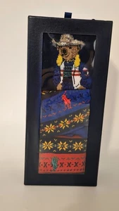Polo Ralph Lauren Cowboy Bär Fair Isle Socken 3 Paar Geschenkbox Set - Bild 1 von 2