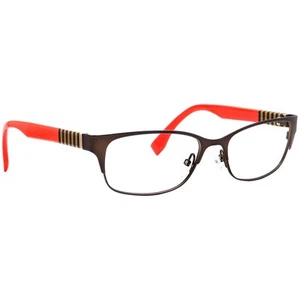 Fendi Women's Eyeglasses FF 0033 EQP Dark Brown Semi Cat Eye Frame 53[]17 140 - Picture 1 of 6